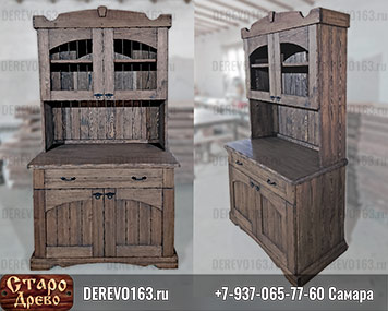 Буфет из дерева под старину в Самаре