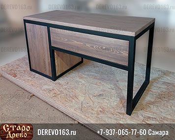 Письменный стол с тумбой лофт в самаре